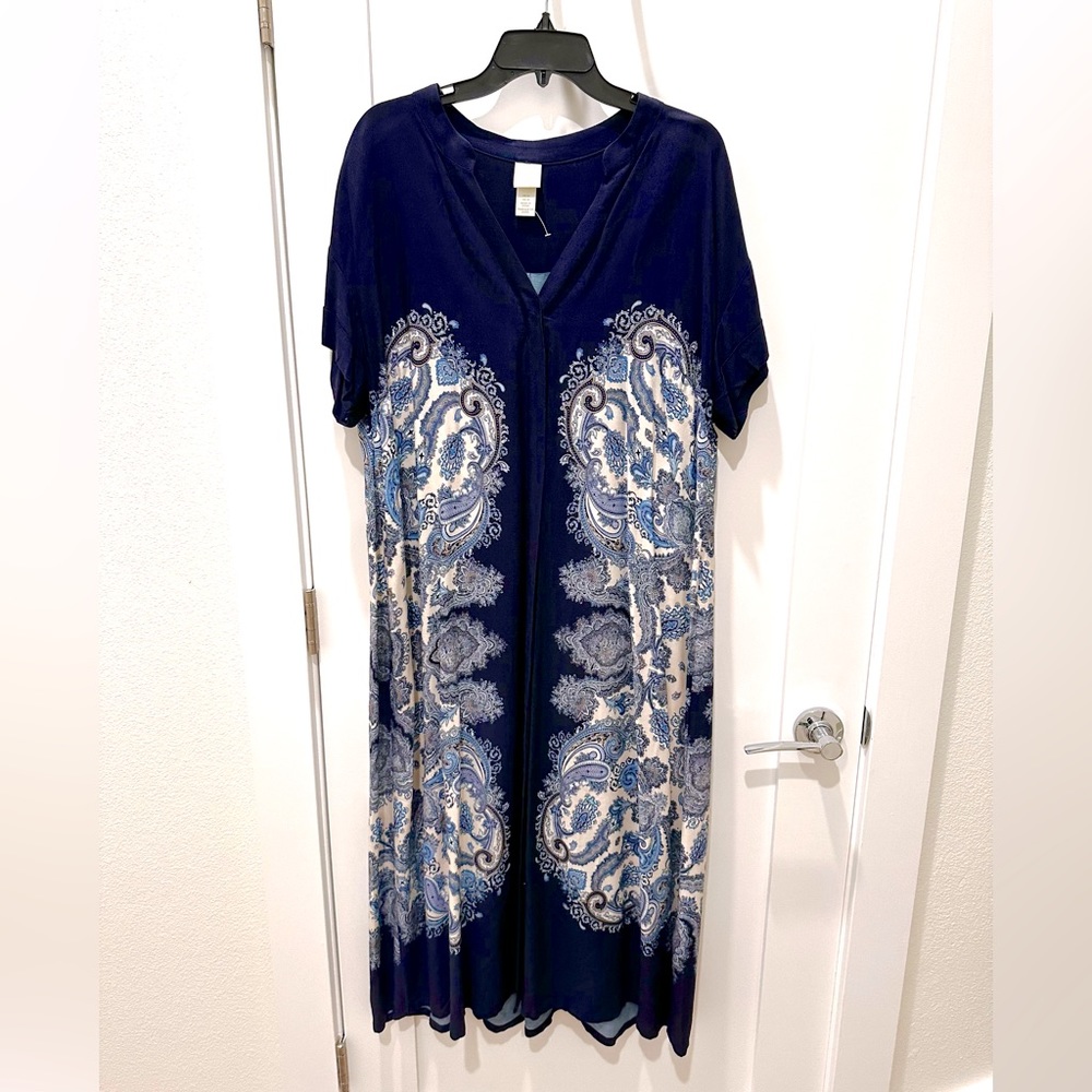 Navy Dress, H & M